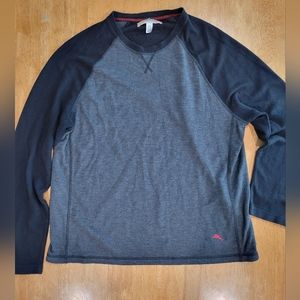 EUC Tommy Bahama thermal long sleeve sweater tee